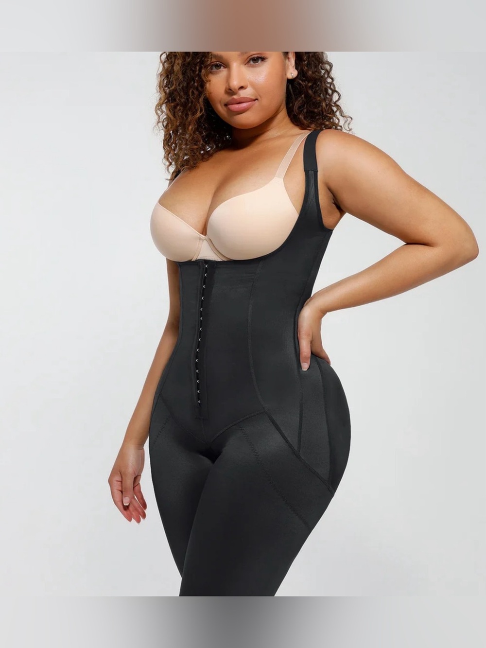 Feelingirl High-Waist Black Full-Body Shaper